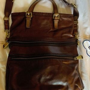 Fossil explorer foldover crossbody sale